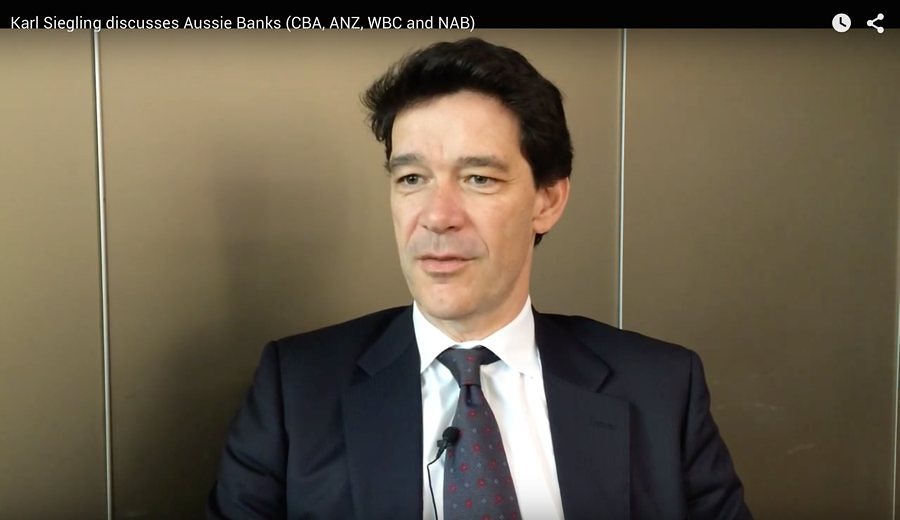 Karl Siegling discusses Aussie Banks (CBA, ANZ, WBC and NAB) with Livewire